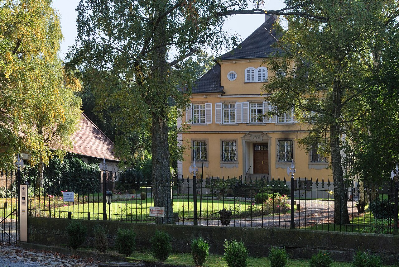Castle in Hochdorf in the German Federal State Baden-Württemberg