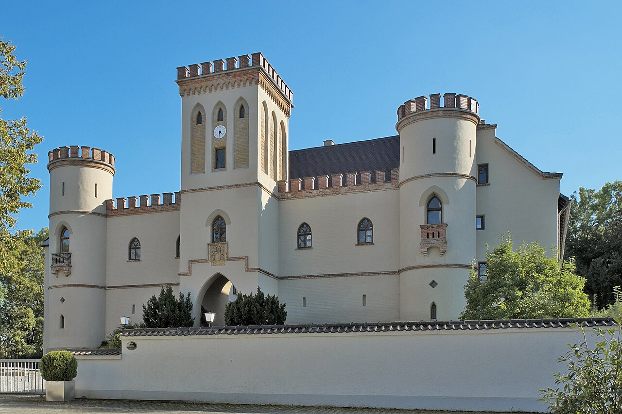 Schloss Igling in Igling im Landkreis Landsberg am Lech (Bayern/Deutschland)