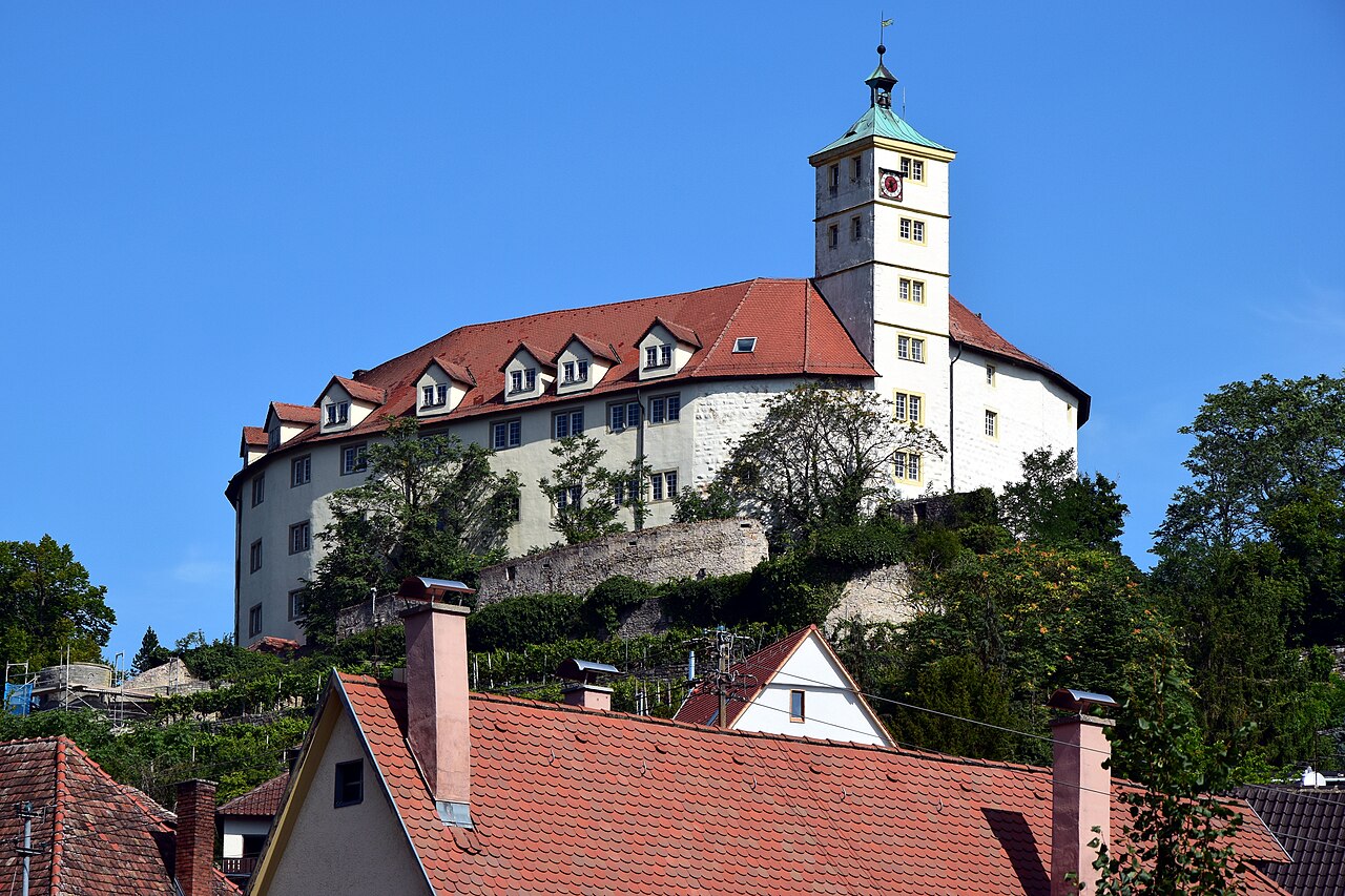 Look of Vaihingen in the Enz on castle Cold stone, Administrative district Ludwigsburg, Germany
