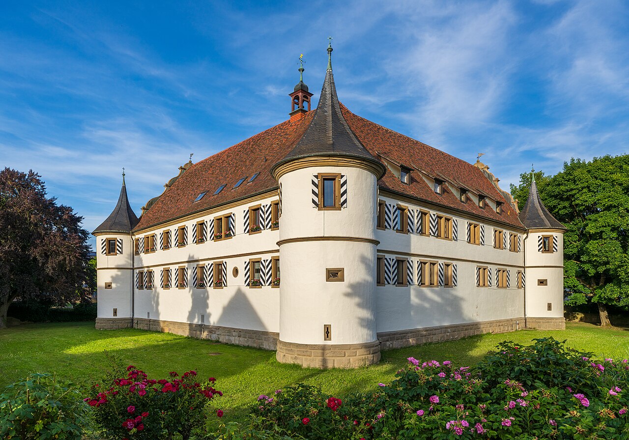 Heilbronn , Germany, district Kirchhausen: the former water castle of the Teutonic Order , built in 1572–1578