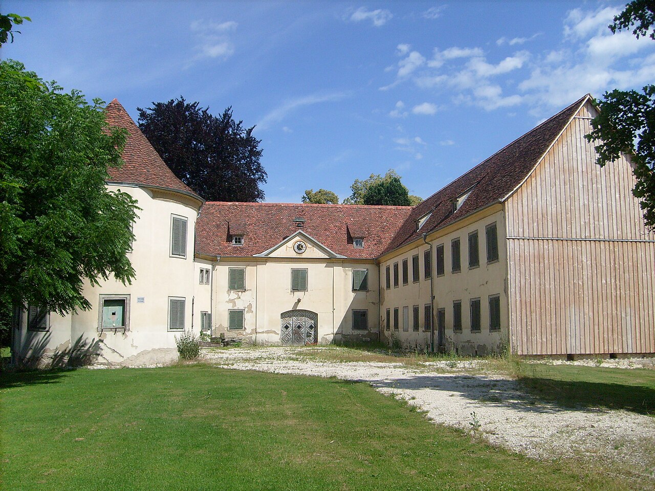 Altes Schloss Krauchenwies der Fürsten von Hohenzollern-Sigmaringen im Fürstlichen Park von Krauchenwies