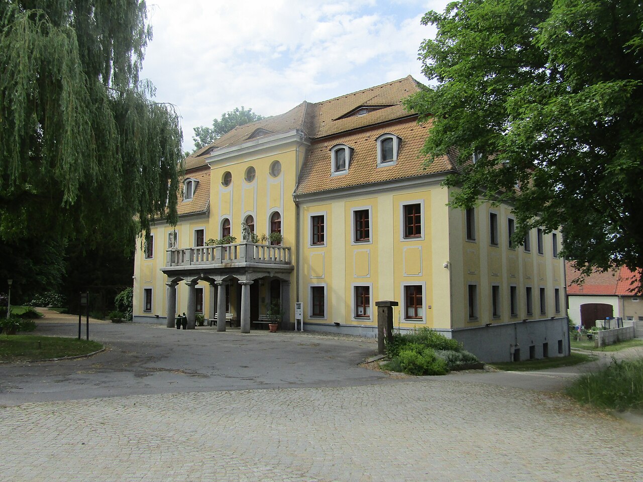 Das Schloss in Nedaschütz