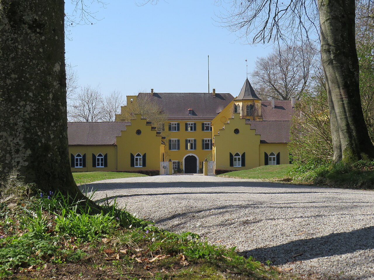 Schloss Seyfriedsberg (Ziemetshausen) von Osten betrachtet
