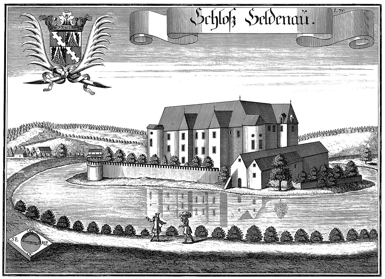 Kupferstich Söldenau, Schloss