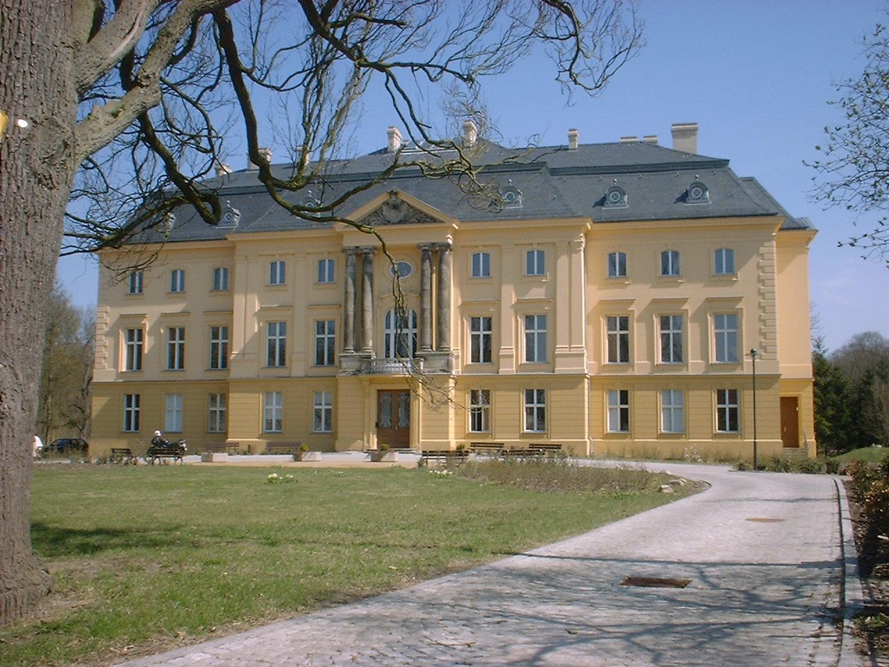 Palace in Müncheberg -Trebnitz in Brandenburg , Germany