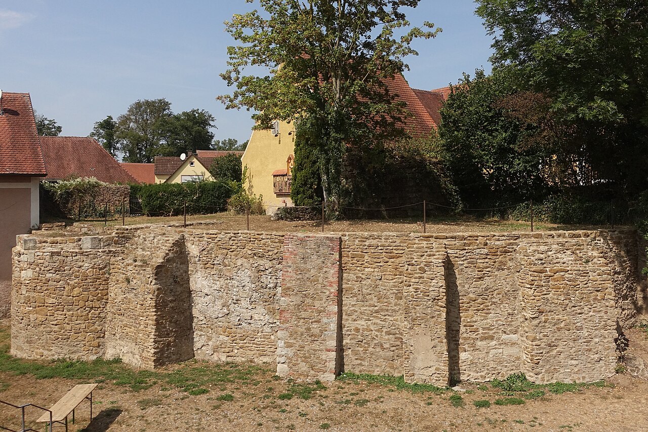 Die Reste von Schloss Weiltingen
