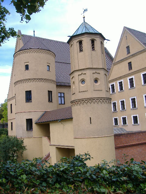 Wertingen castle, seen from east