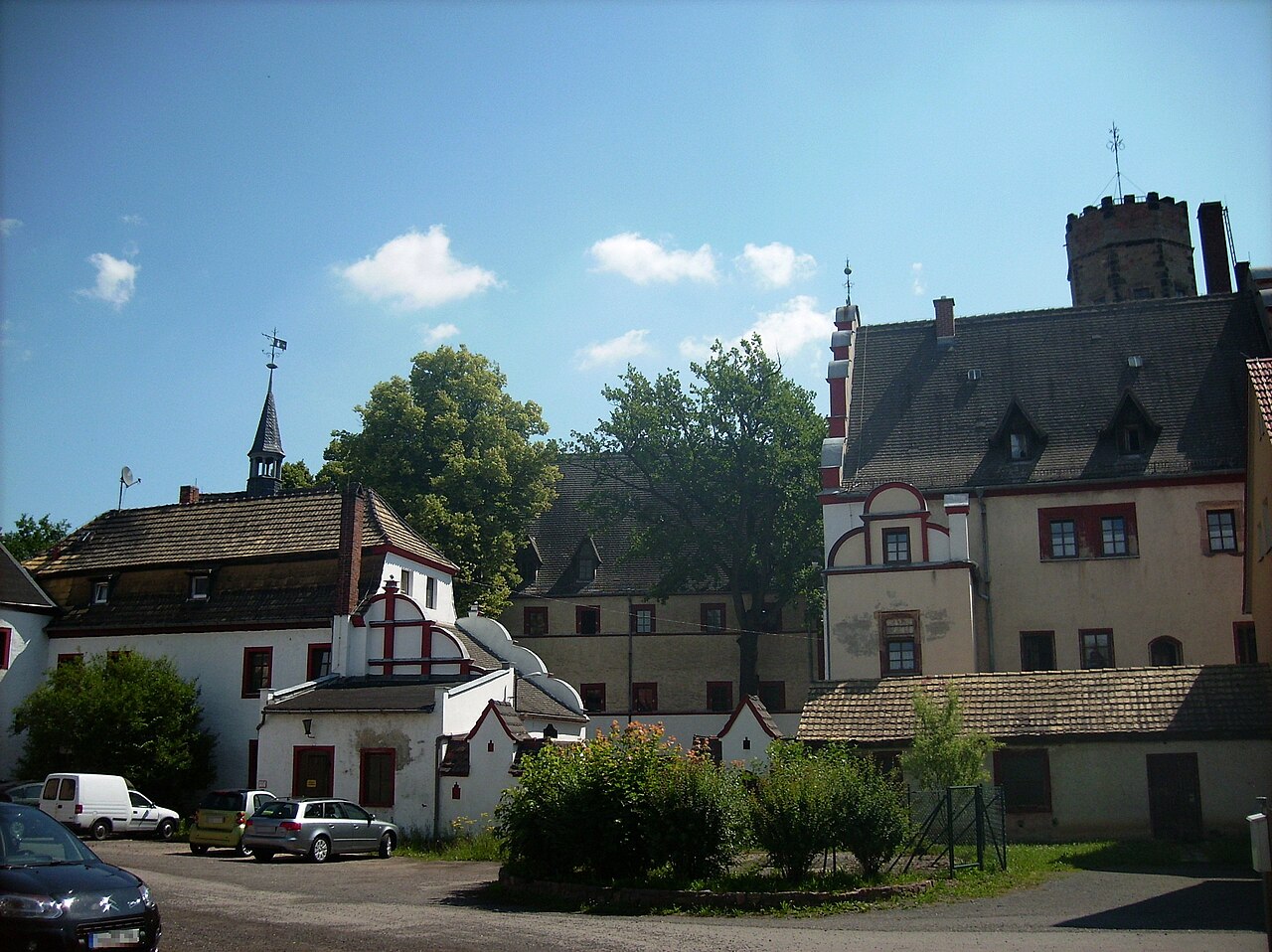 West side of Windischleuba Castle (district of Altenburger Land, Thuringia)