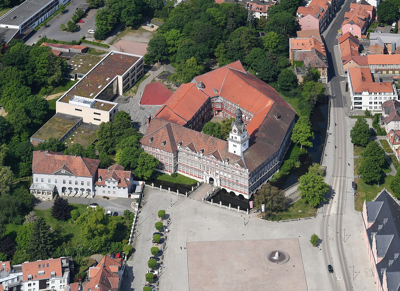 Aerial image of Schloss Wolfenbüttel (view from the east)