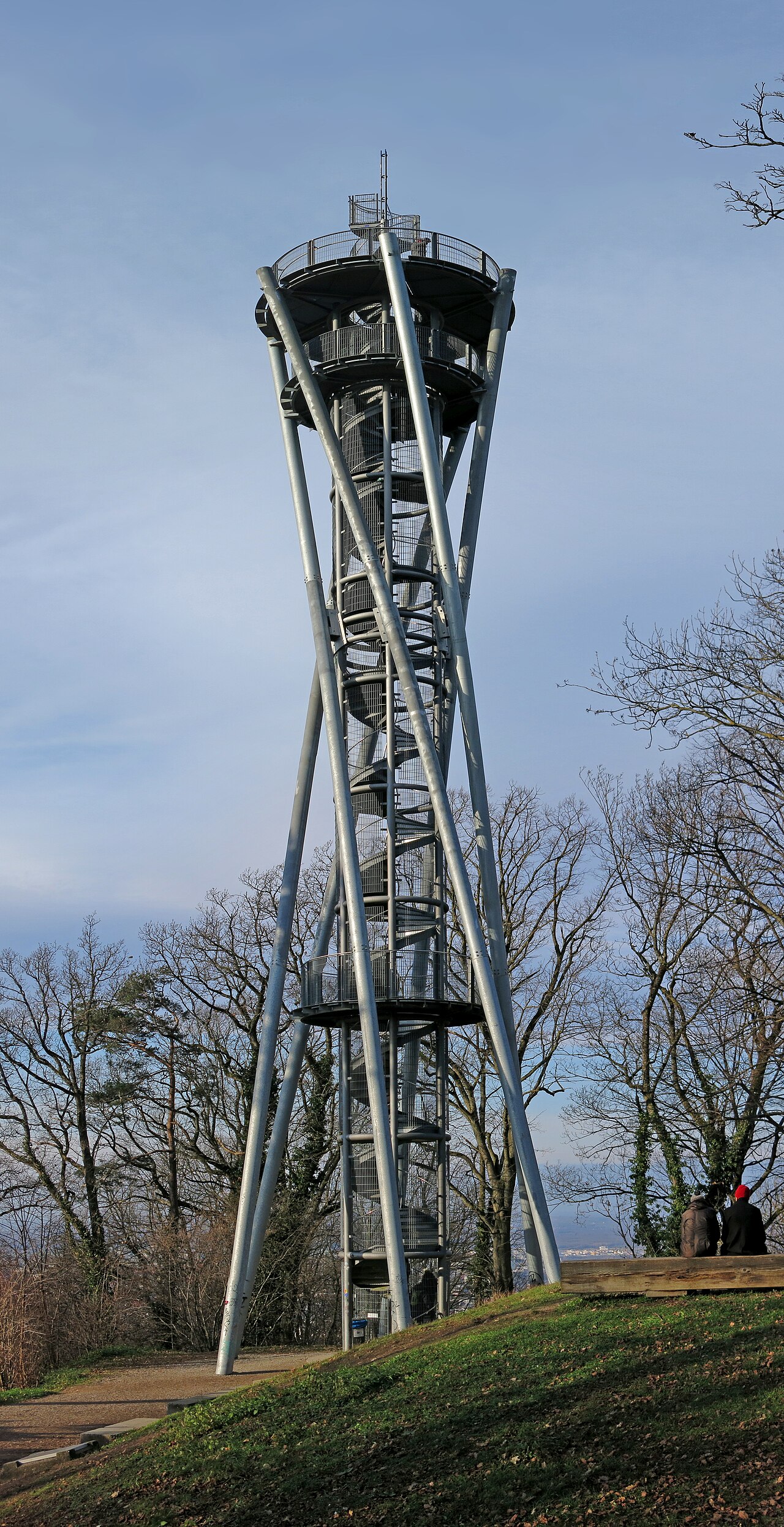 The lookout tower on the Schlossberg near Freiburg