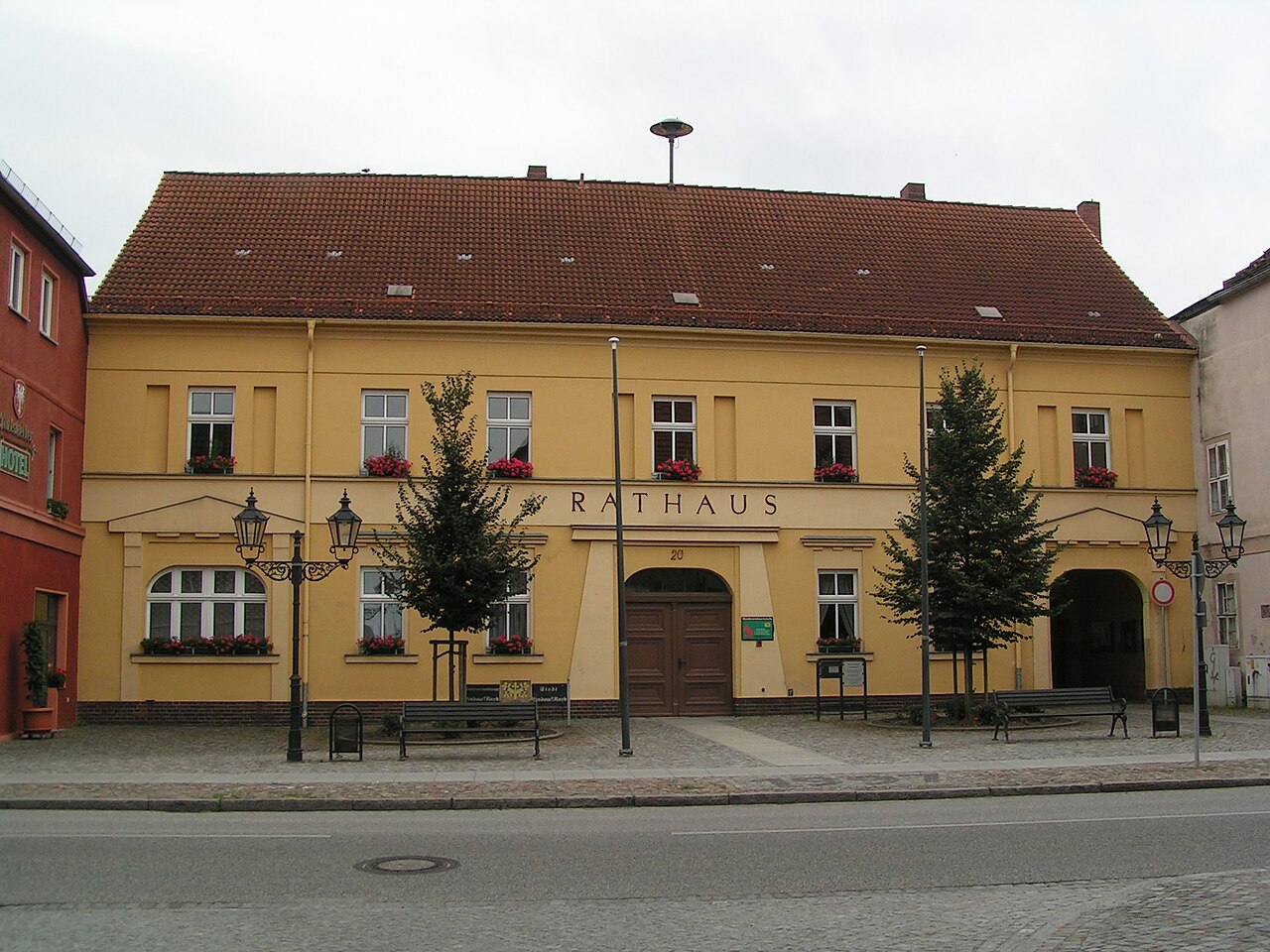 Rathaus von Lindow (Mark), Land Brandenburg
