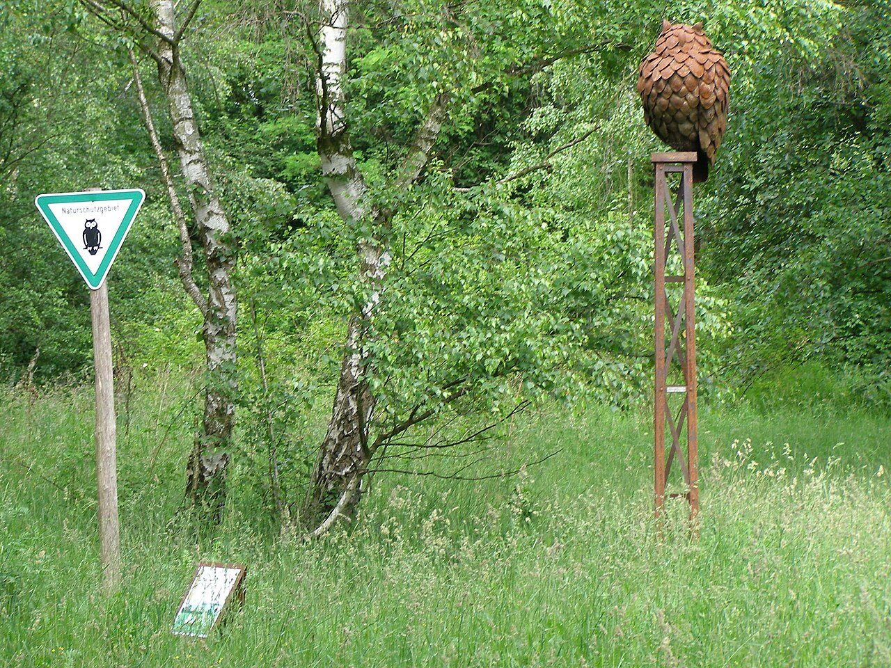 Natur-Park Schöneberger Südgelände, Berlin, Zwei Naturschutz-Eulen