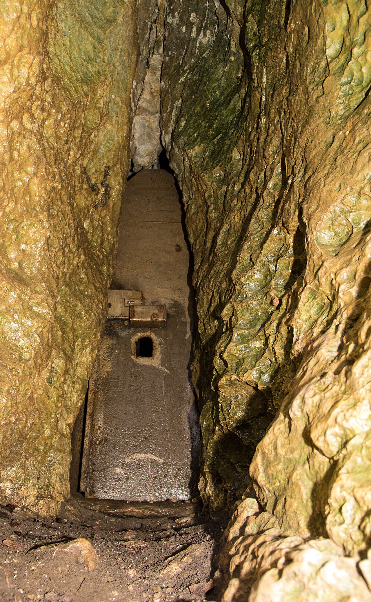 Schönsteinhöhle, Eingang