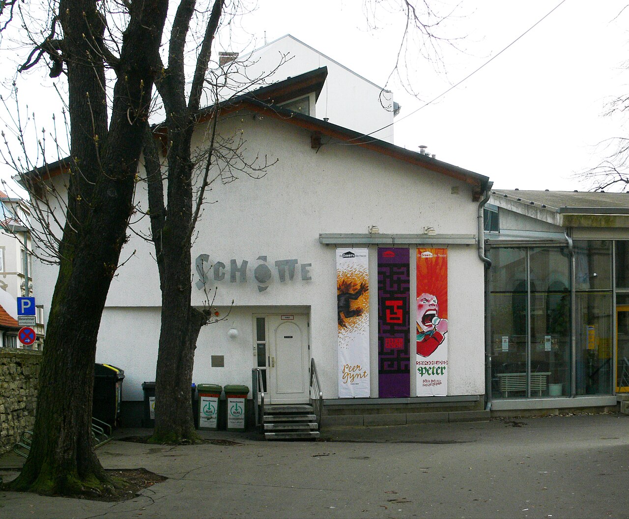 Erfurt, "Theater Die Schotte", Schottenstraße (Seitenstraße der Johannesstraße)