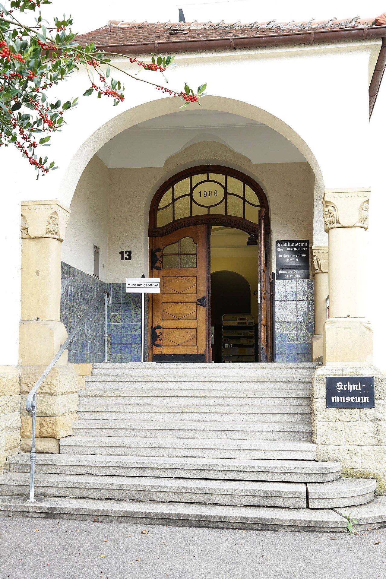 Eingang zum Schulmuseum Nordwürttemberg