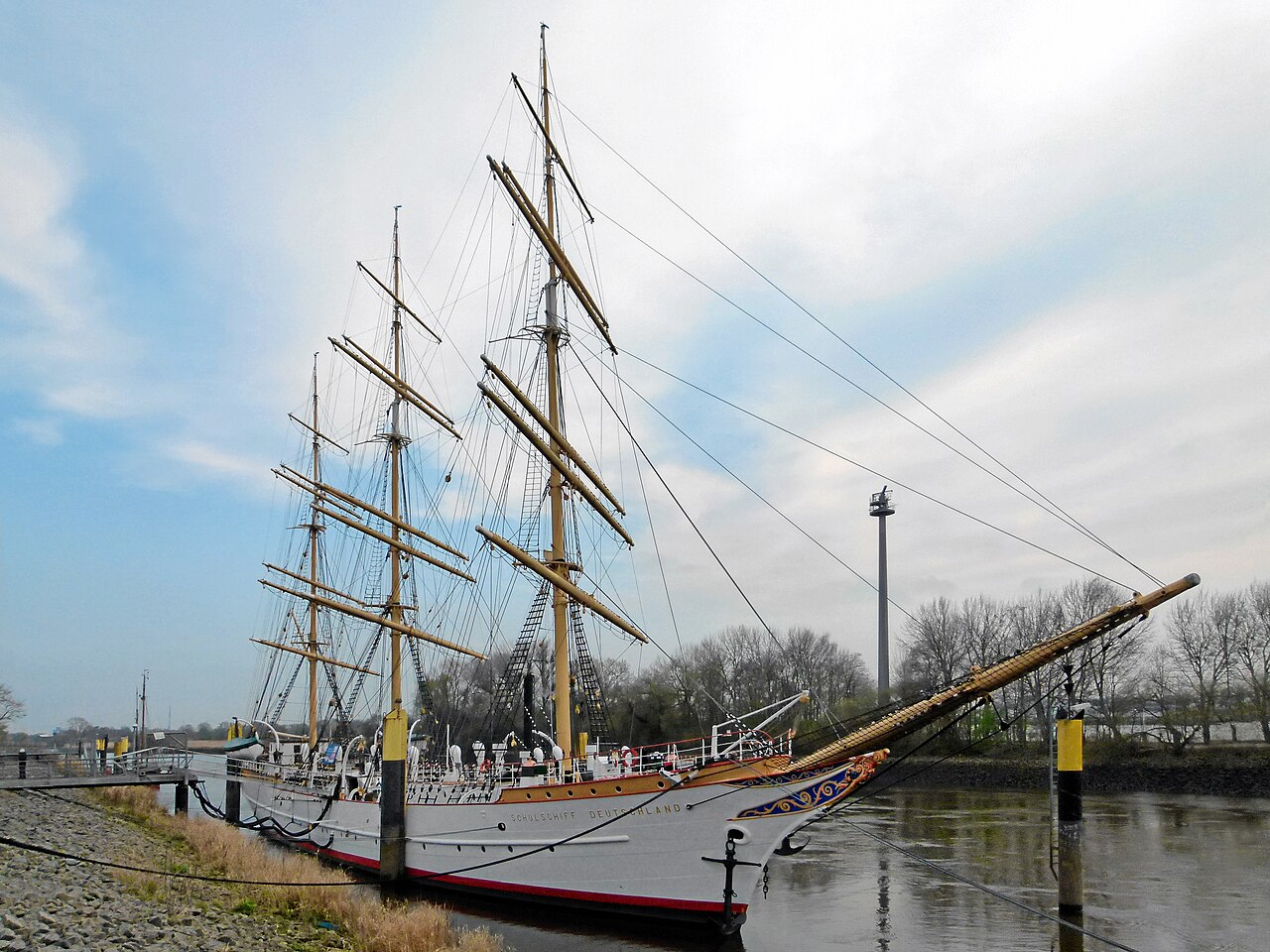 Schulschiff Deutschland in Bremen (Vegesack)
