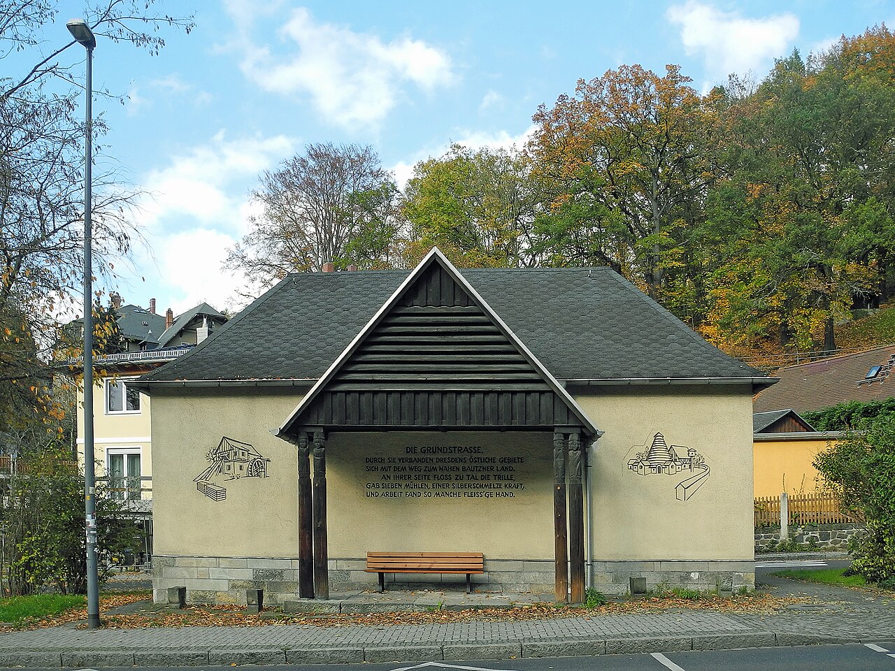 Trafostation in Dresden-Loschwitz, bei Grundstr