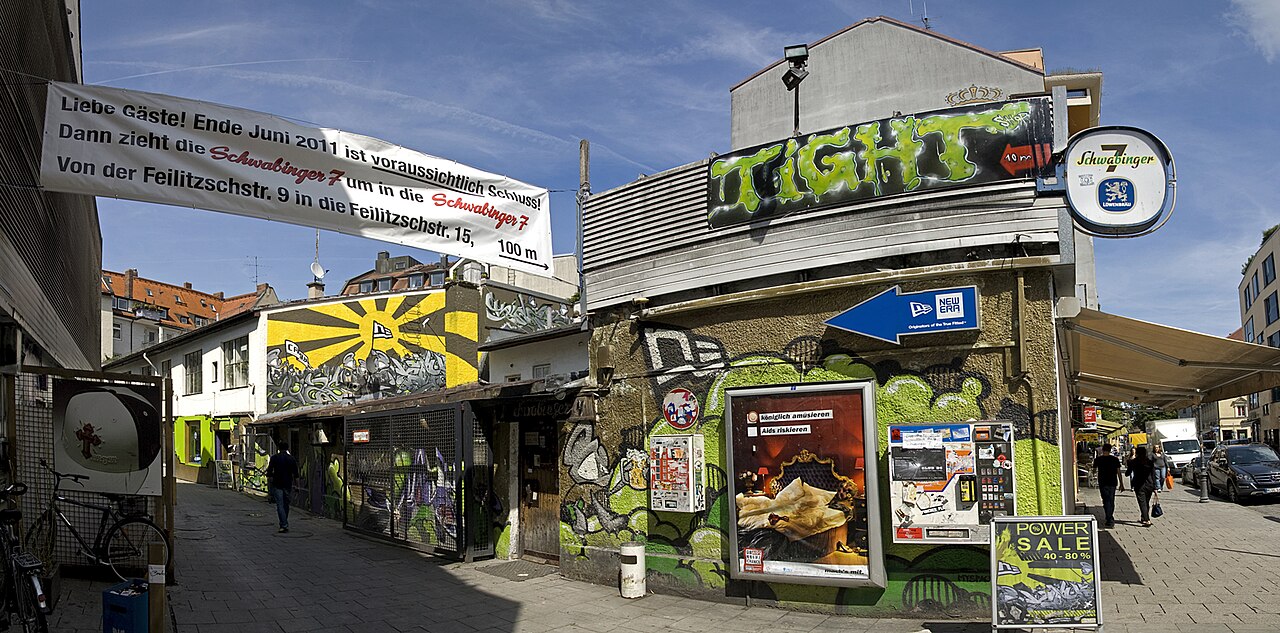The former bar Schwabinger 7 in Munich in June 2011