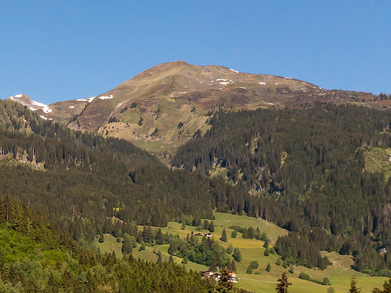 Blick von Bad Hofgastein auf die Schwarzwand in der Goldberggruppe
