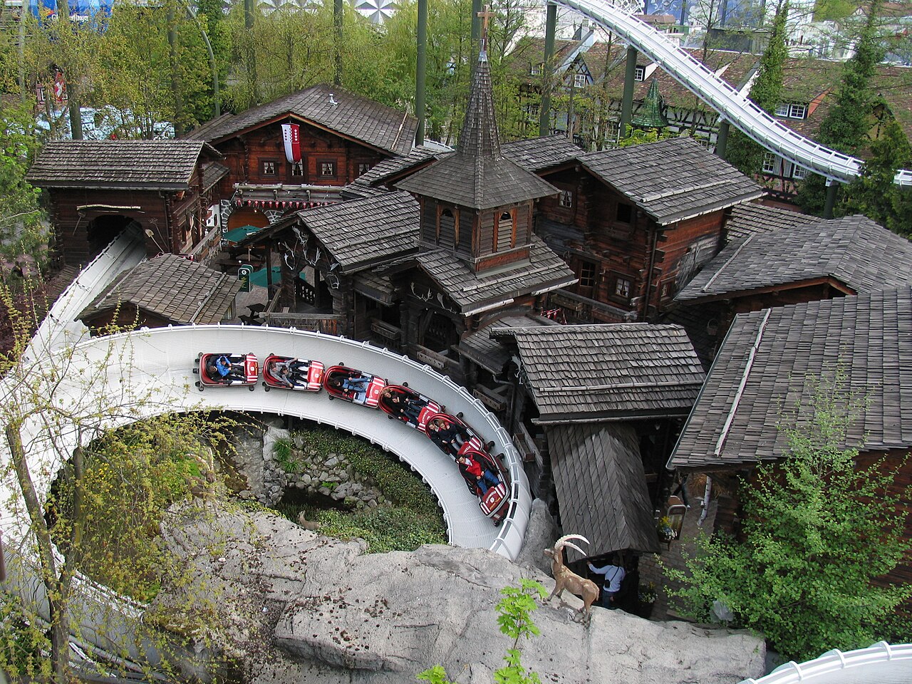Schweizer Bobbahn , Europa-Park , Rust , Baden-Württemberg , Germany