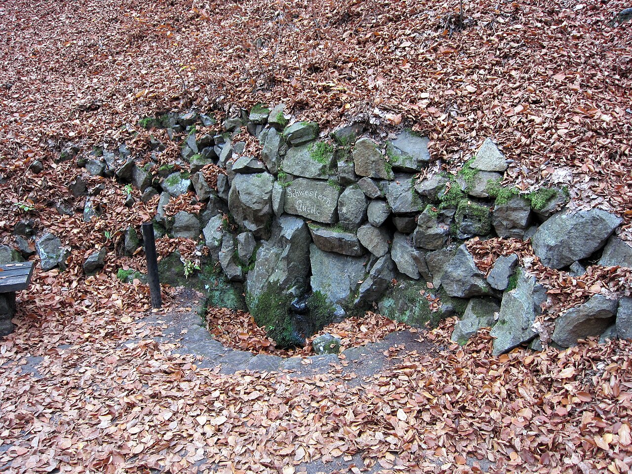 Schwestern-Quelle im Waldpark Weißer Hirsch