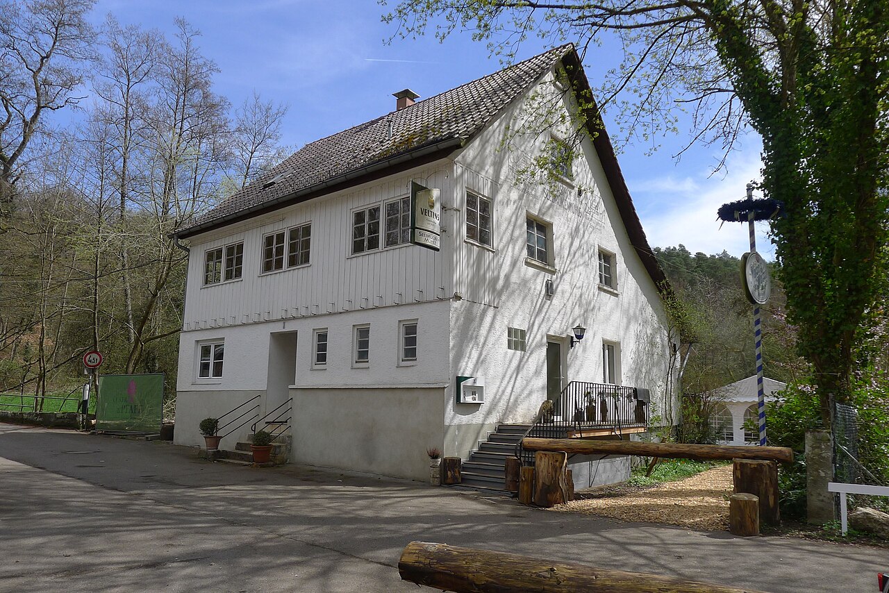 De Seebrückenmühle in het Siebenmühlental (Stuttgart)