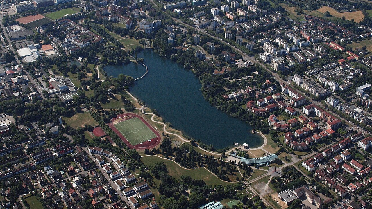 Freiburg, Seepark Betzenhausen, Flückigersee