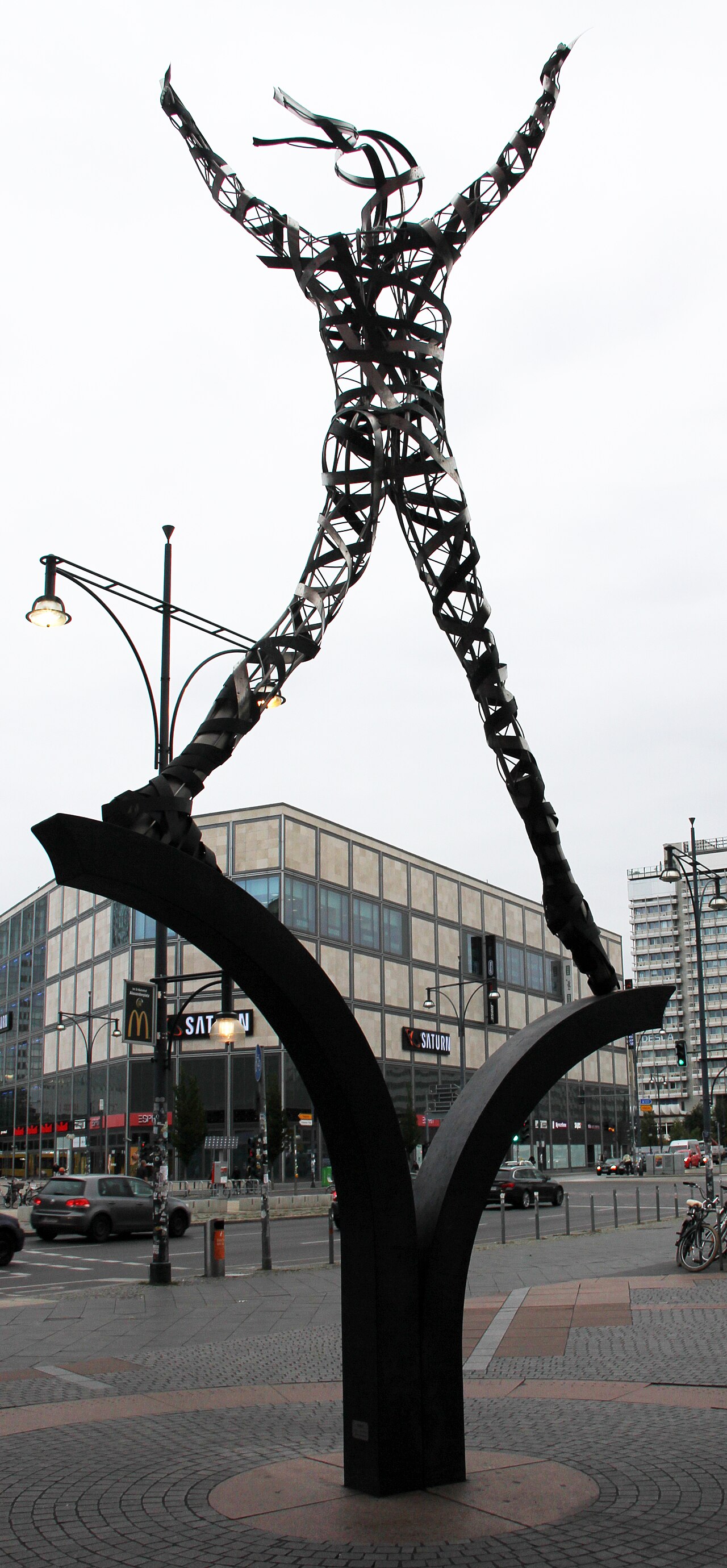 Sculpture, " Alexa " by Mirko Siakkou-Flodin , 2007, Grunerstraße 20, Berlin-Mitte , Germany
