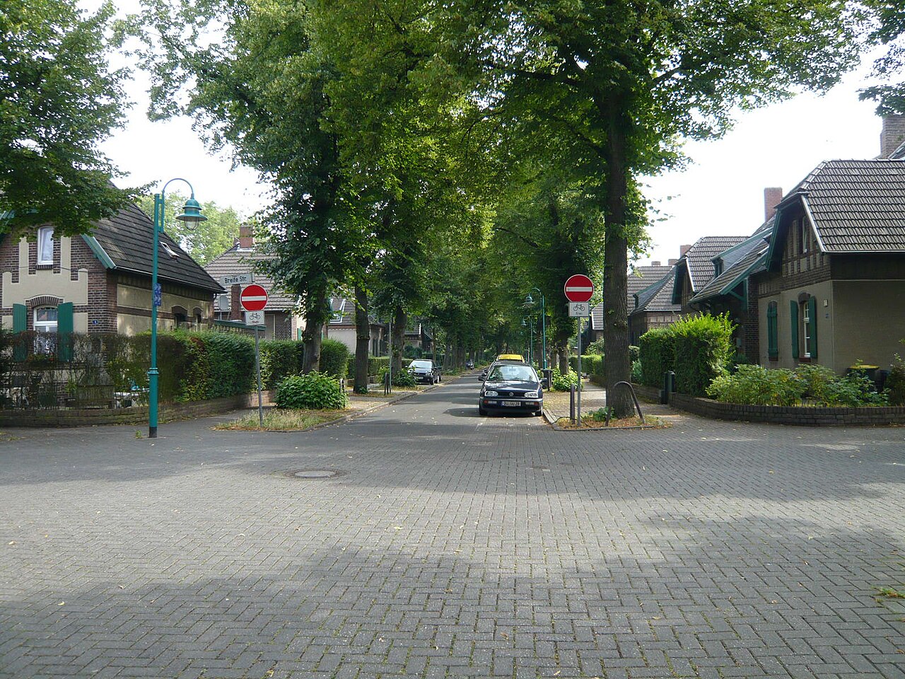 Siedlung Rheinpreußen im Duisburger Stadtteil Hochheide
