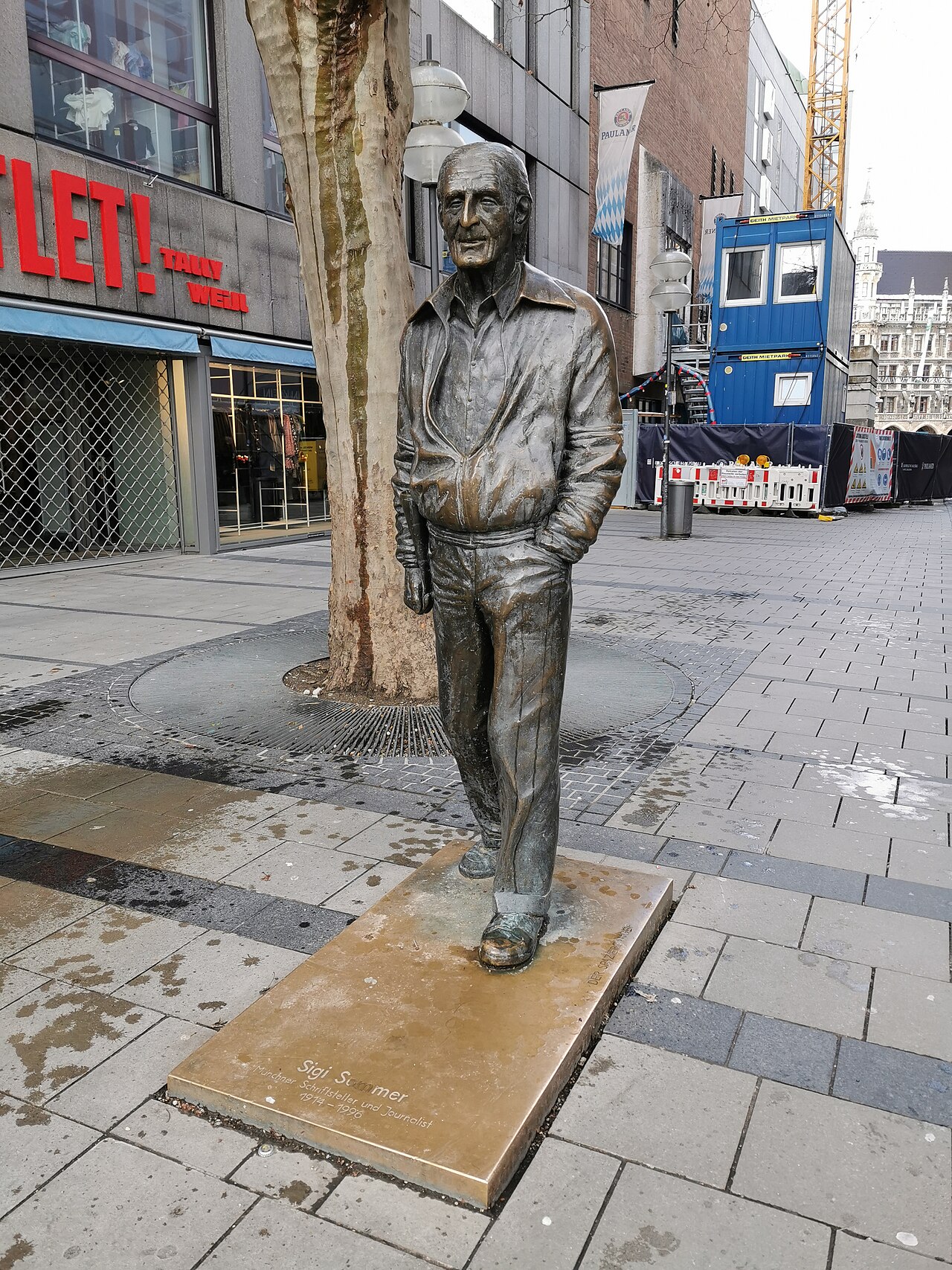 Denkmal für den Autor Siegfried Sommer