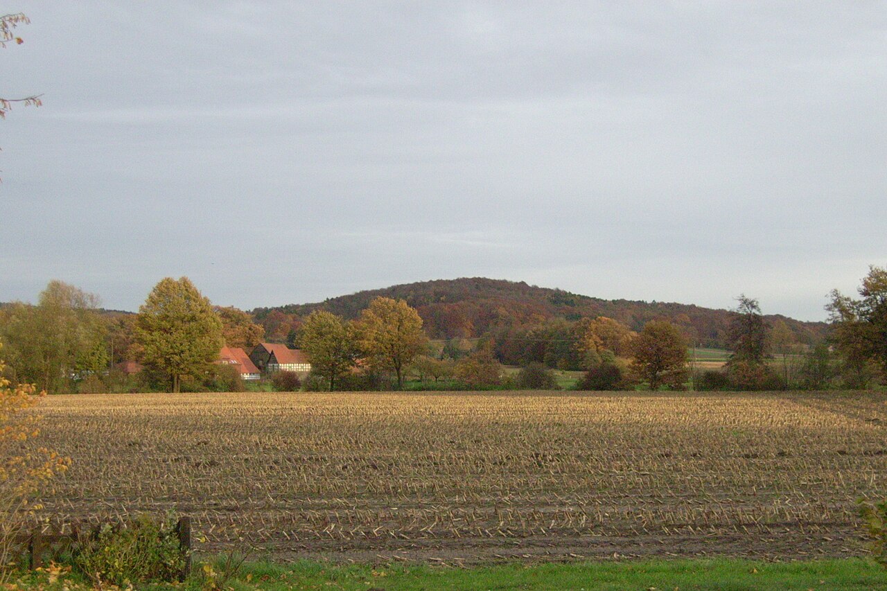 Silberberg in Hagen am Teutoburger Wald, Ansicht von Westen