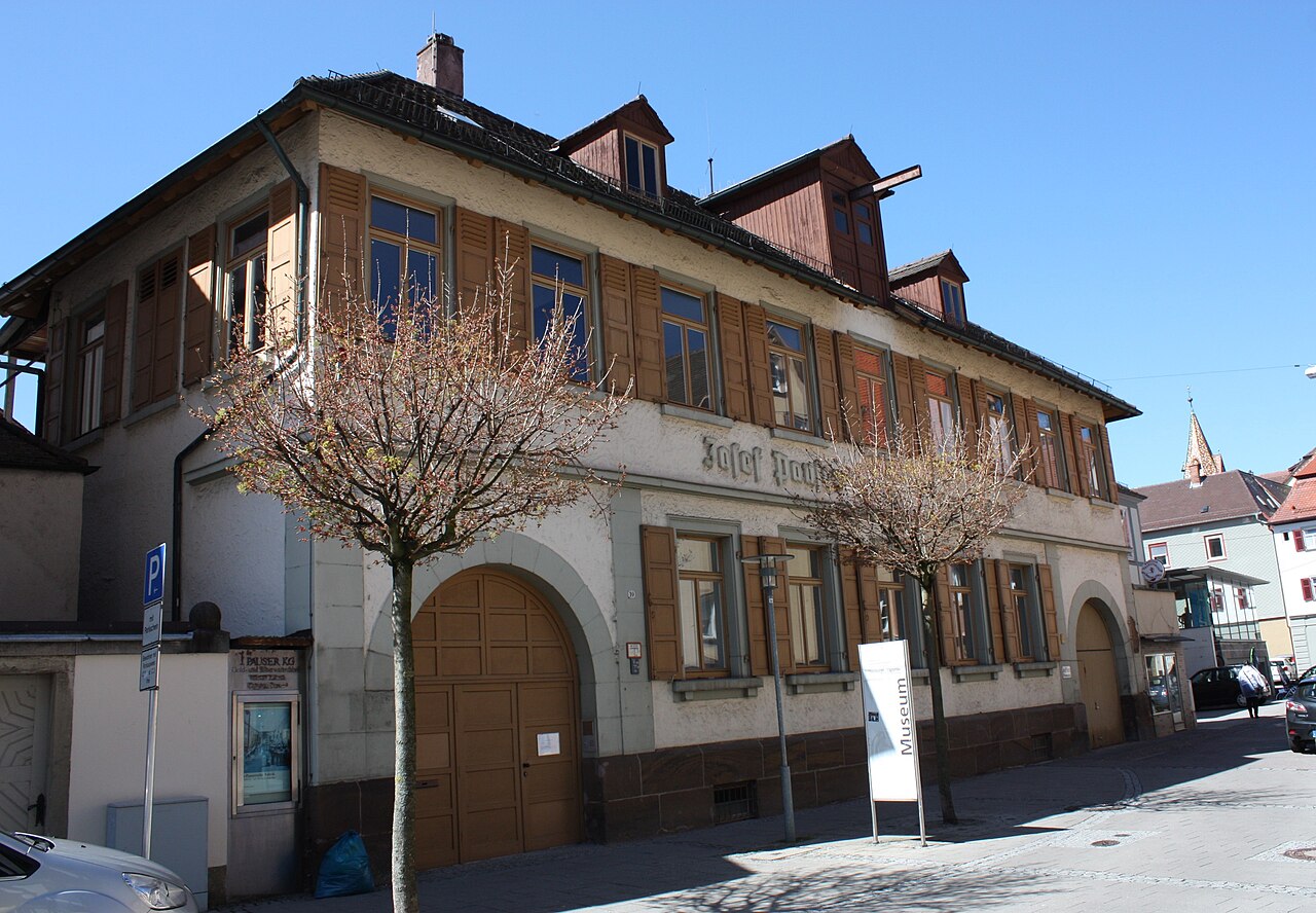 Gebäude der ehemaligen Ott-Pauser'schen Silberwarenfabrik in Schwäbisch Gmünd