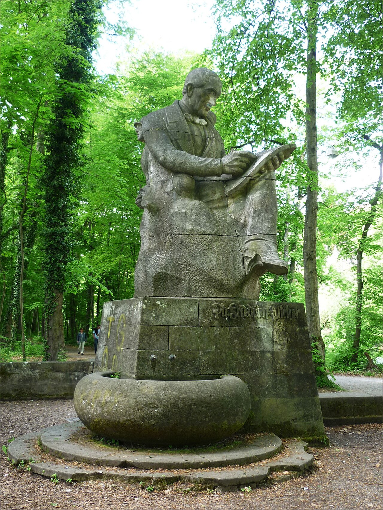 Silcherdenkmal in Tübingen (Württemberg)