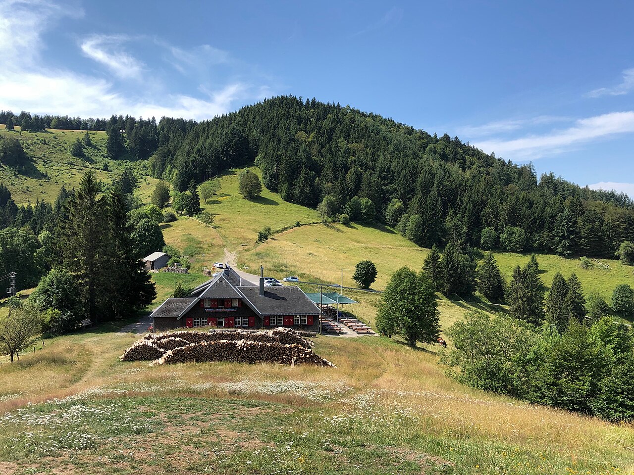 Almgasthof Kälbelescheuer bei de:Münstertal/Schwarzwald
