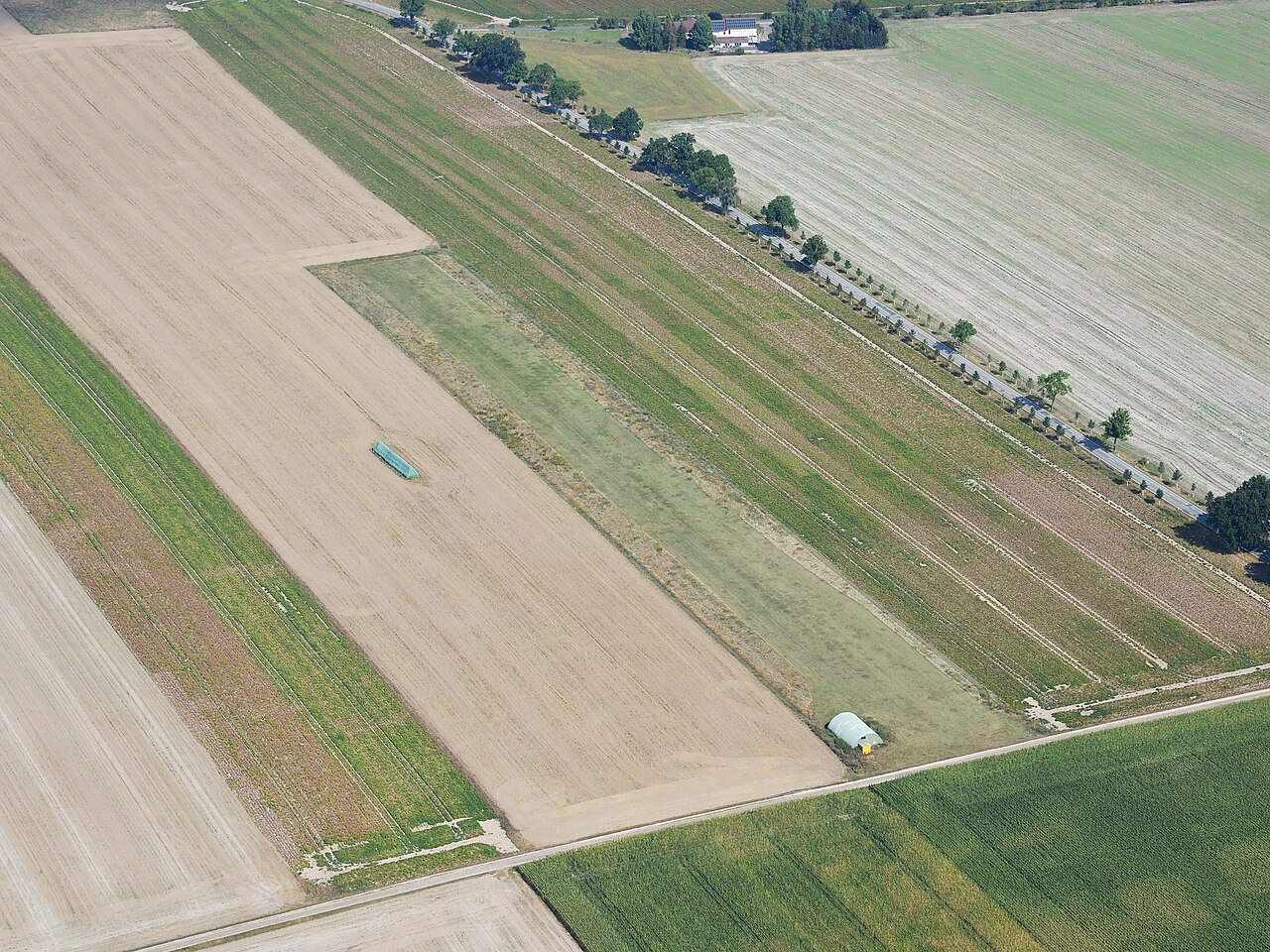 Aerial image of the Freyenstein airfield