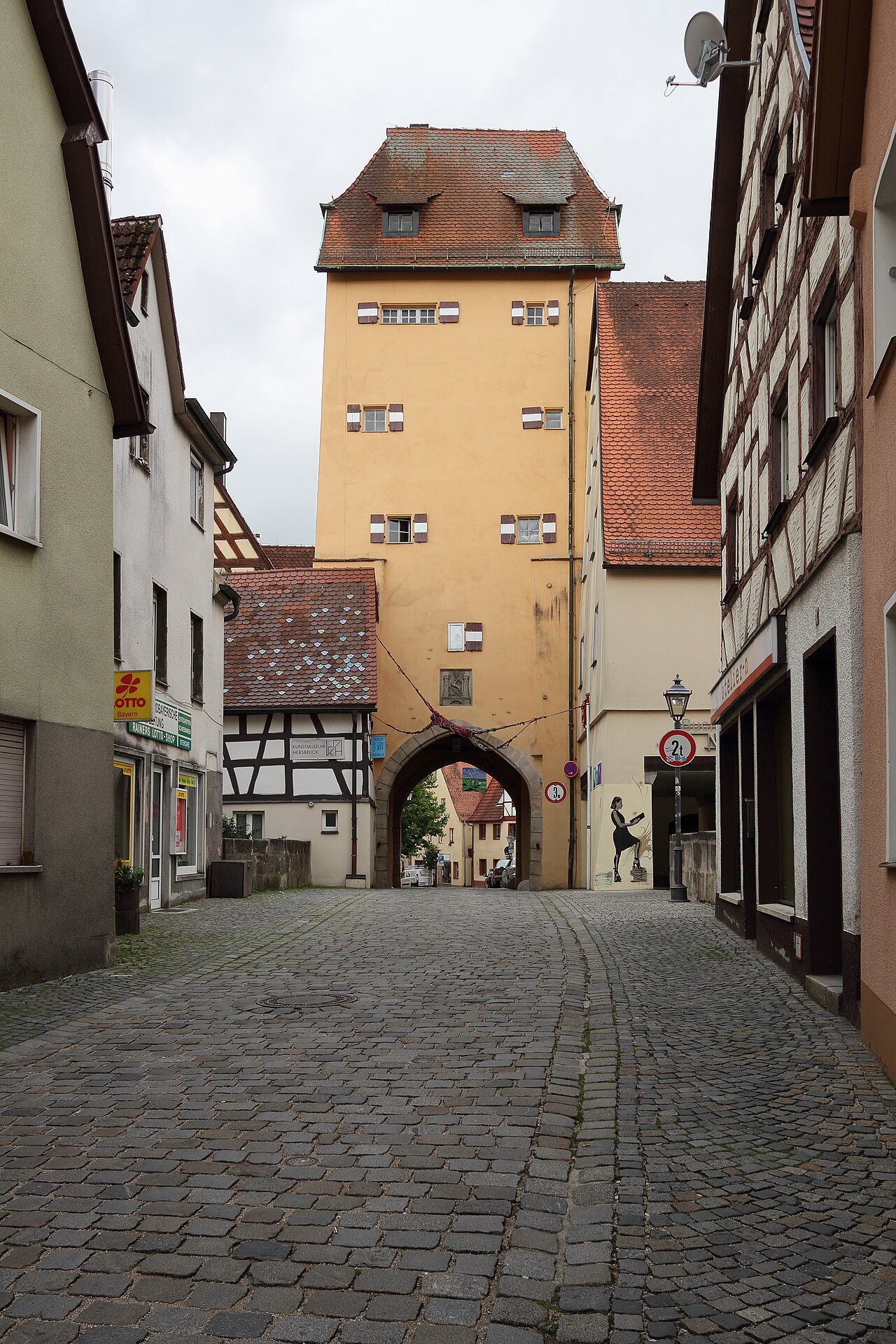 de:Hersbruck - Spitaltor - Stadttor, sog
