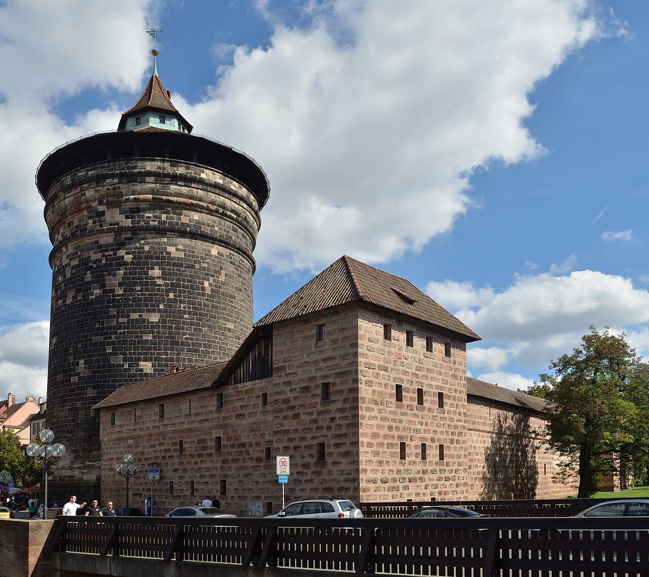 "Spittlertor" in Nuremberg, Germany