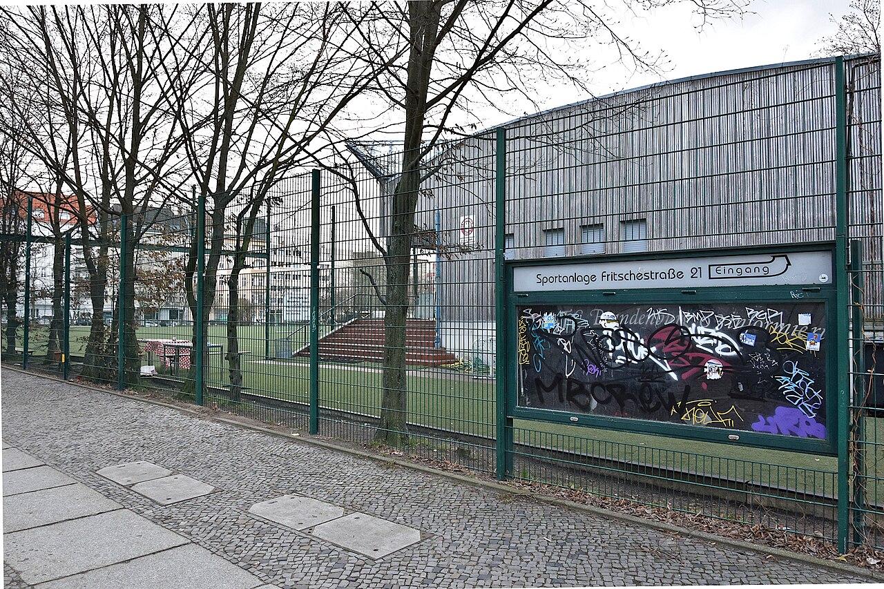 Sports ground Fritschestraße in Berlin-Charlottenburg, Germany