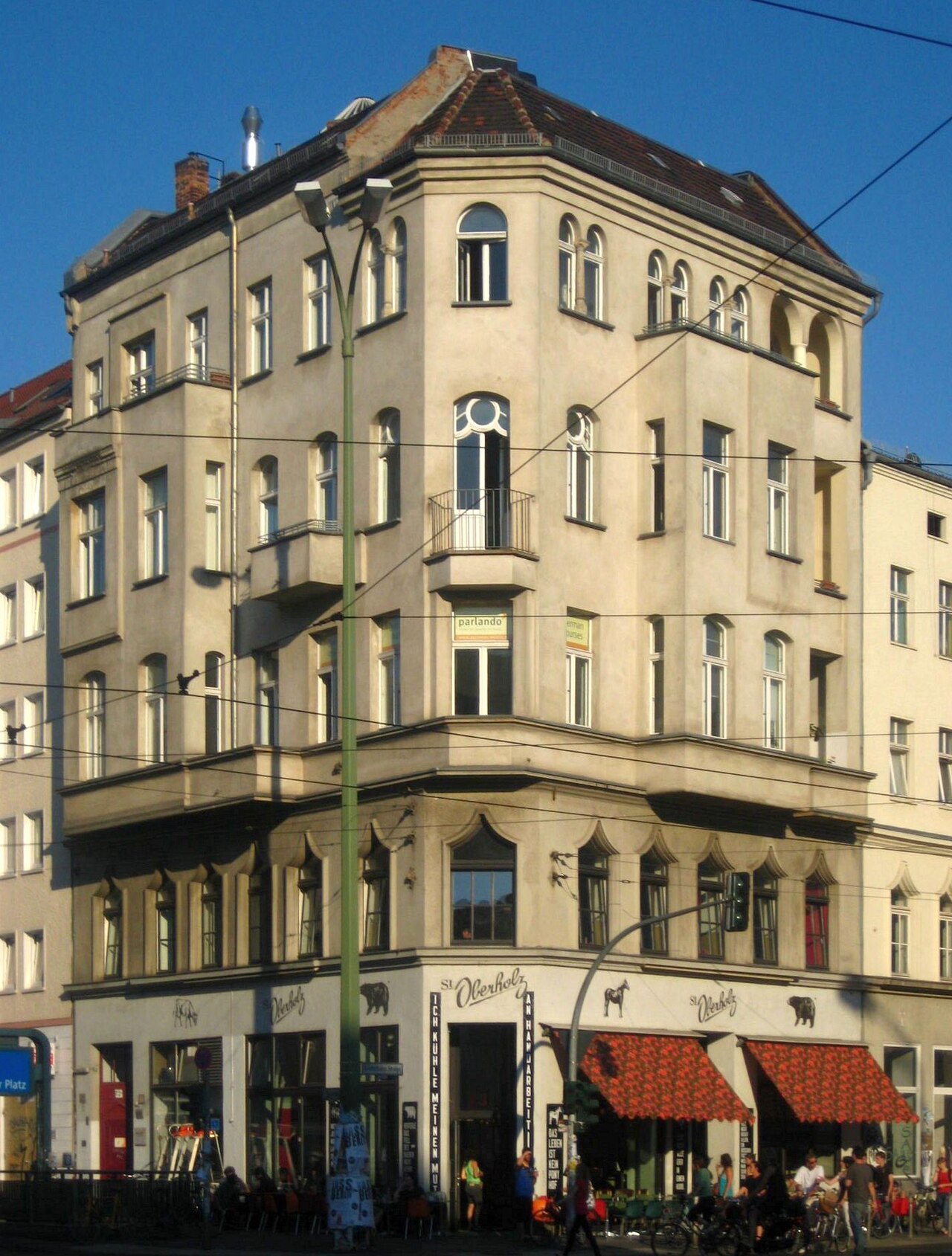 Residential and commercial building at Rosenthaler Straße No