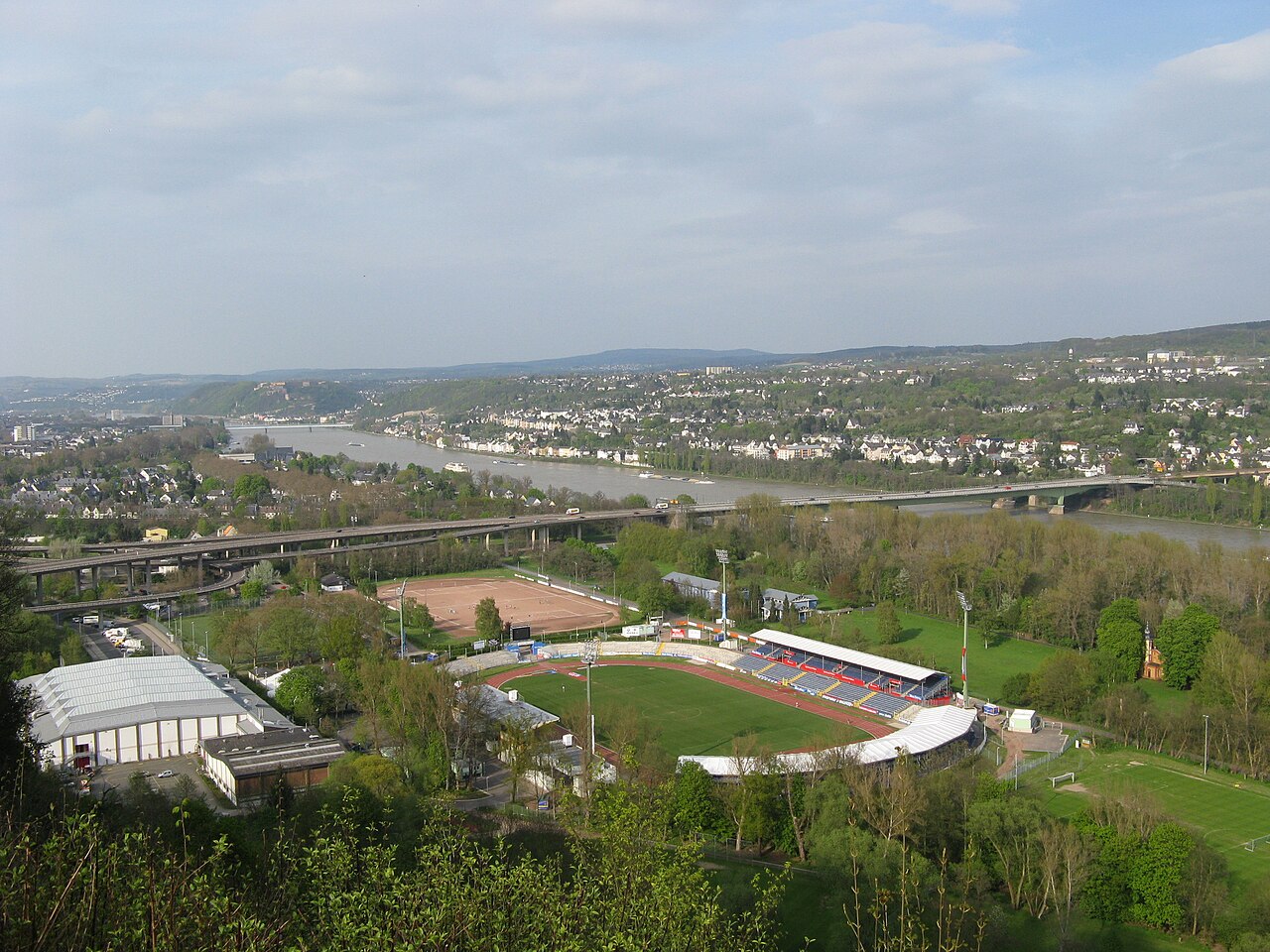 Rittersturz, outlook near Koblenz, Germany