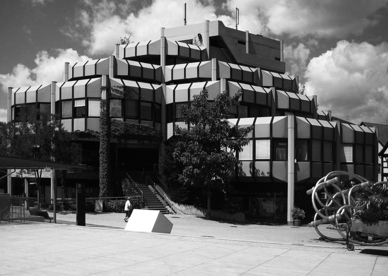 Wilfried Beck-Erlang: Marktdreieck in Waiblingen, 1971-76