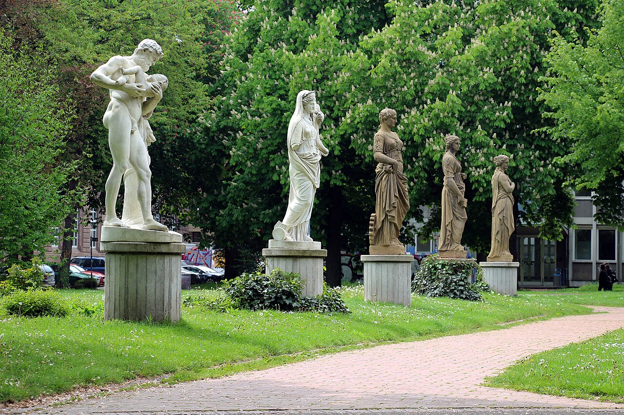 Keplerstraße Municipal garden surrounded by the University of Stuttgart
