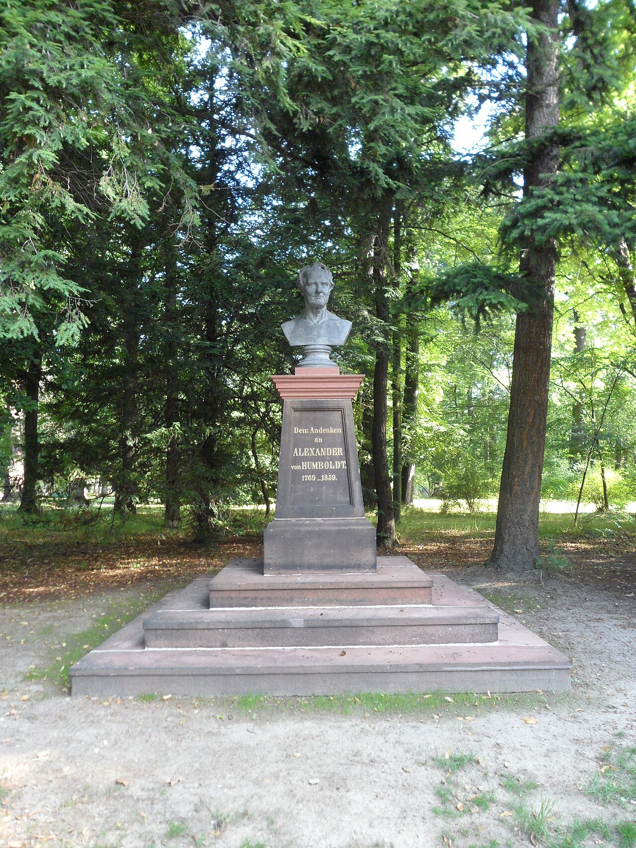 Humboldt-Denkmal im Görlitzer Stadtpark