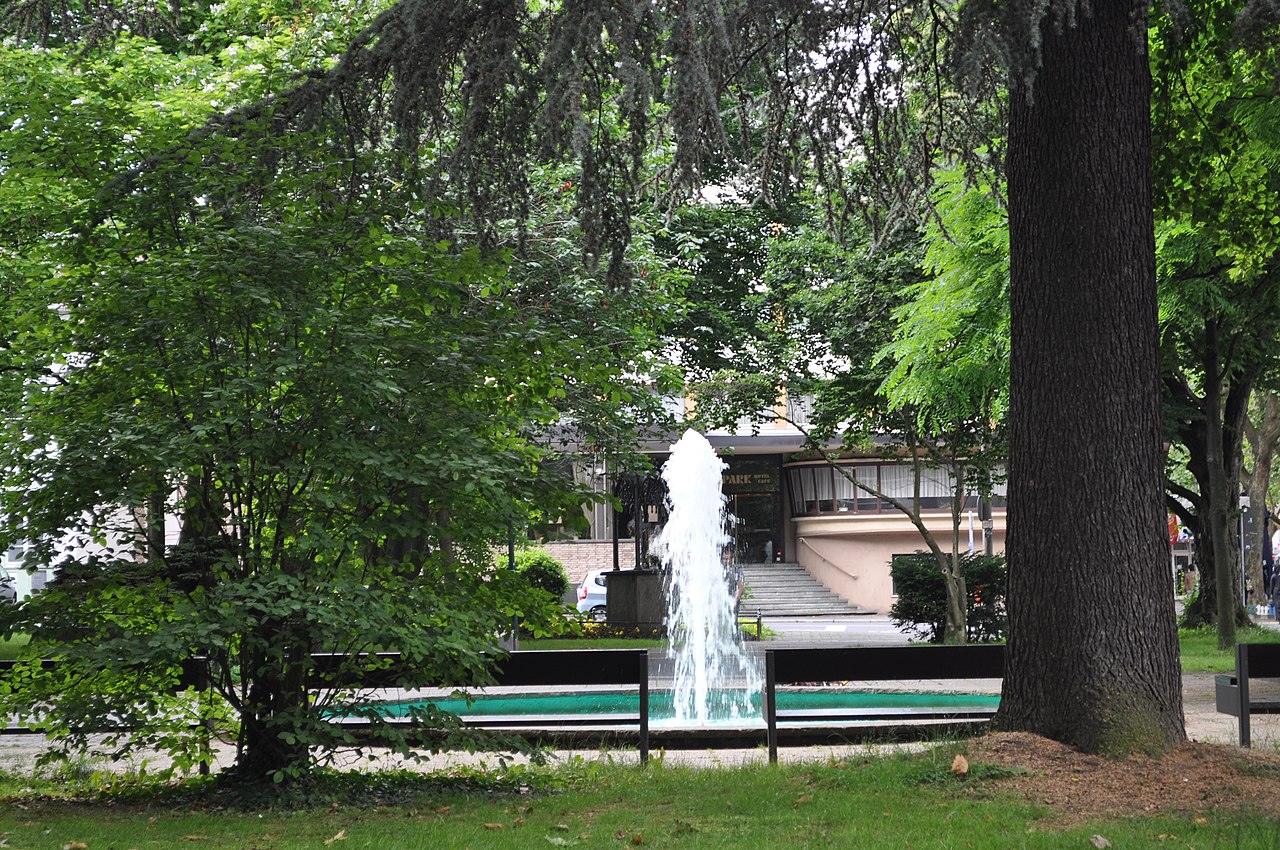 Fontäne im Stadtpark von Bad Godesberg