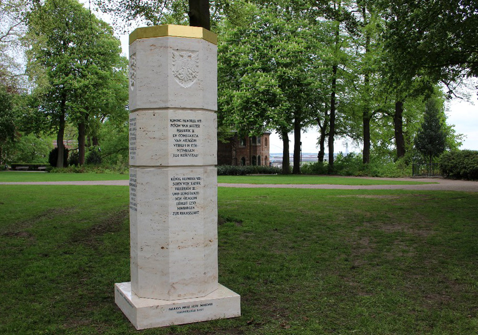 Stauferstele in Nijmegen (inaugurated on 2018/04/28 in the Valkhof)