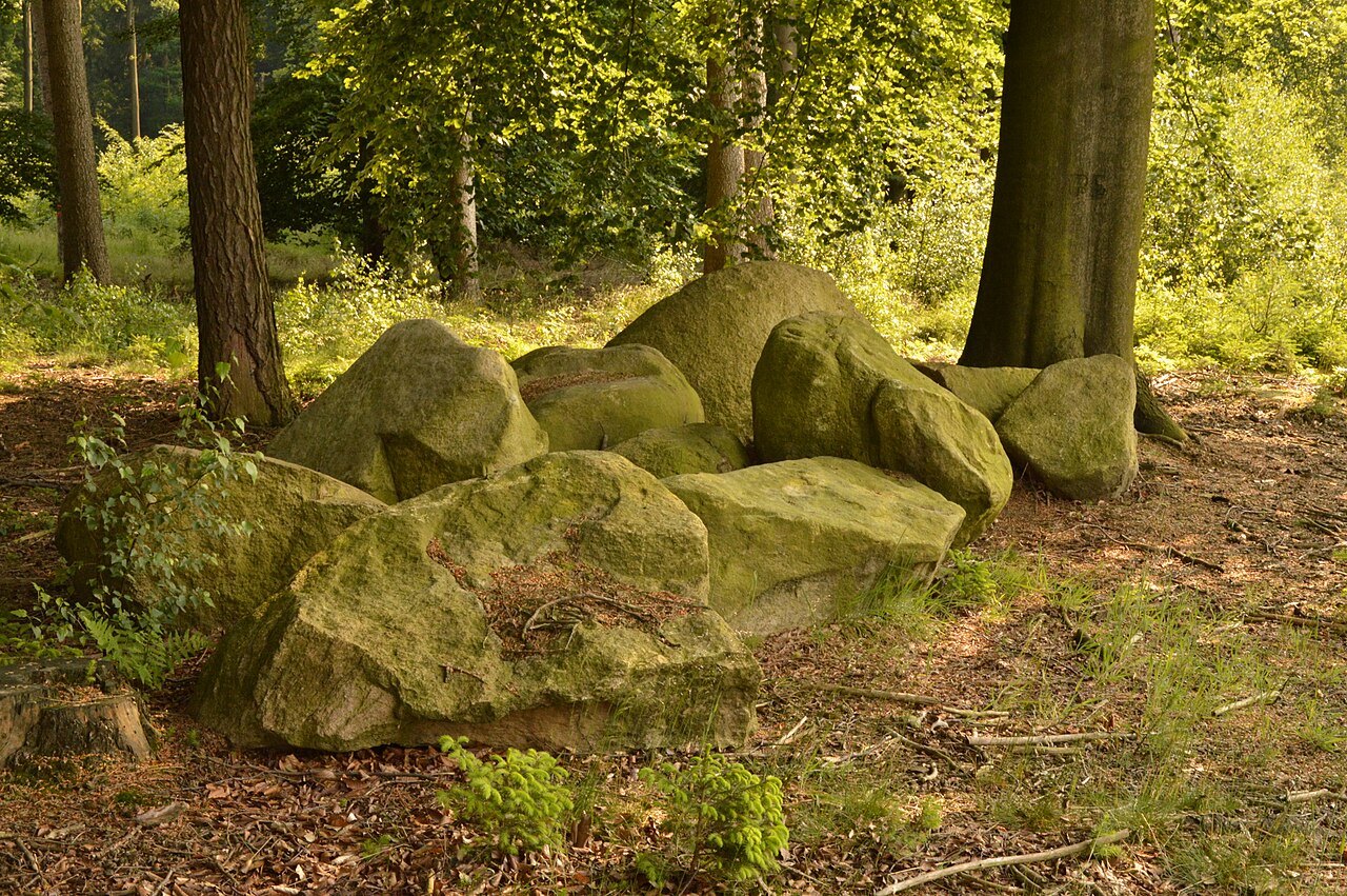 Findlinge im Steinernen Meer am Gattberg bei Belm