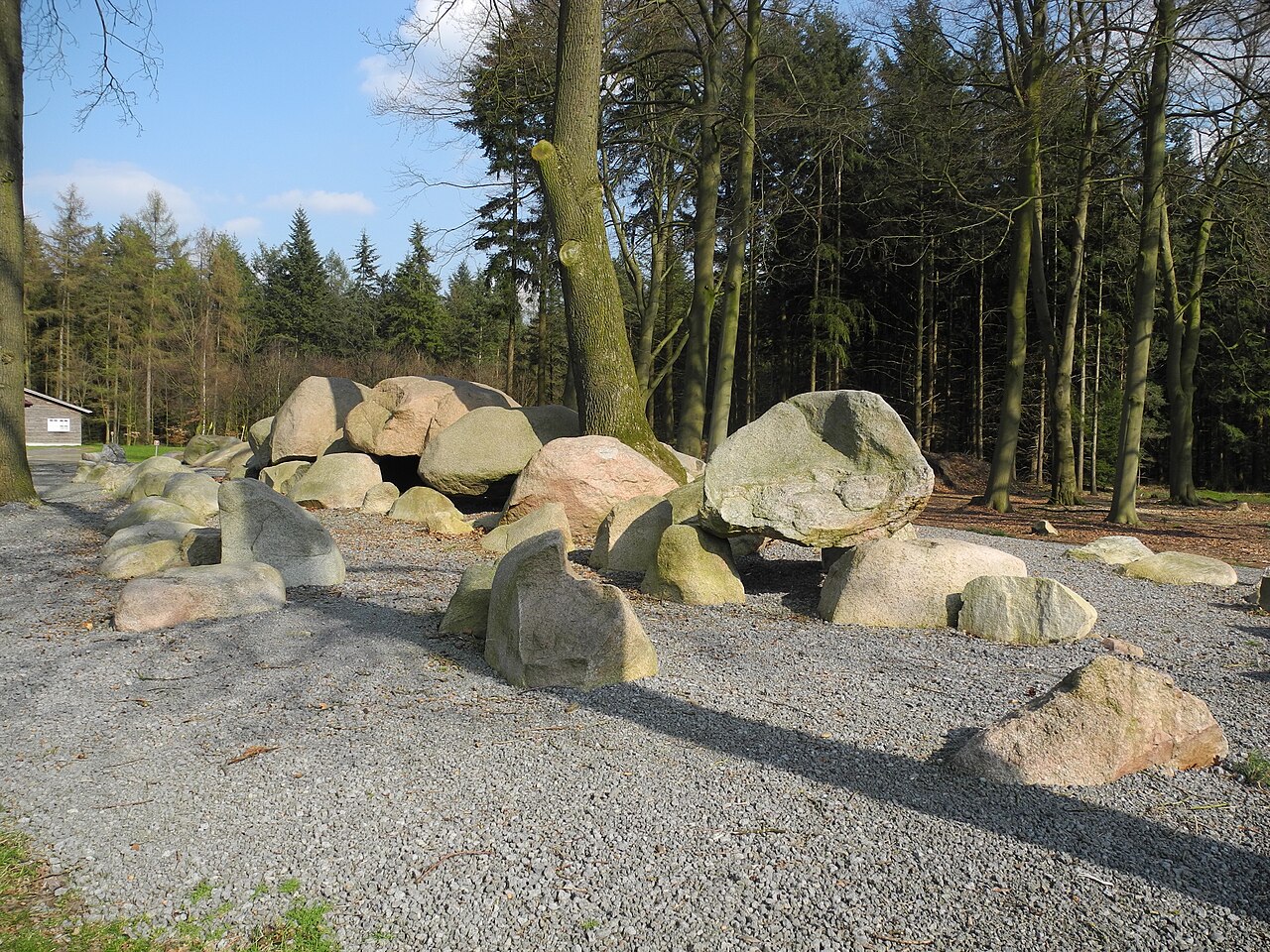 Megalithic tomb "Grumfeld West" (Westerholte, district Osnabrück, Lower Saxony, Germany)