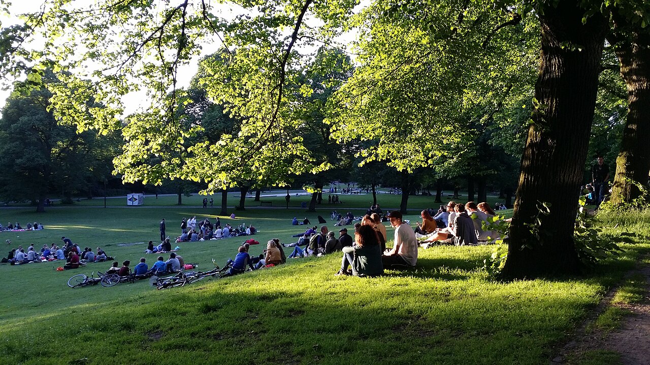 Schanzenpark im Sommer - Abendstimmung
