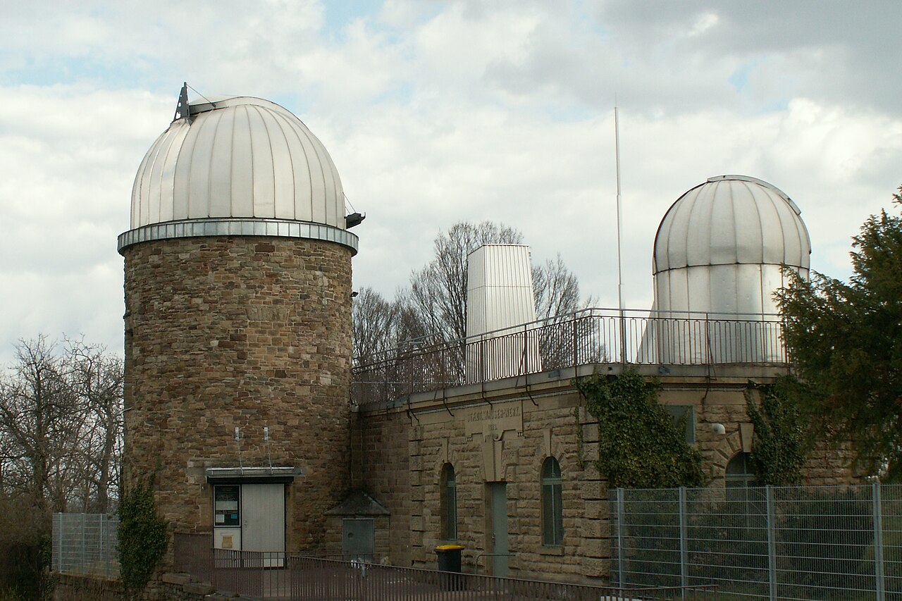 This picture shows the Observatory of Stuttgart in Germany