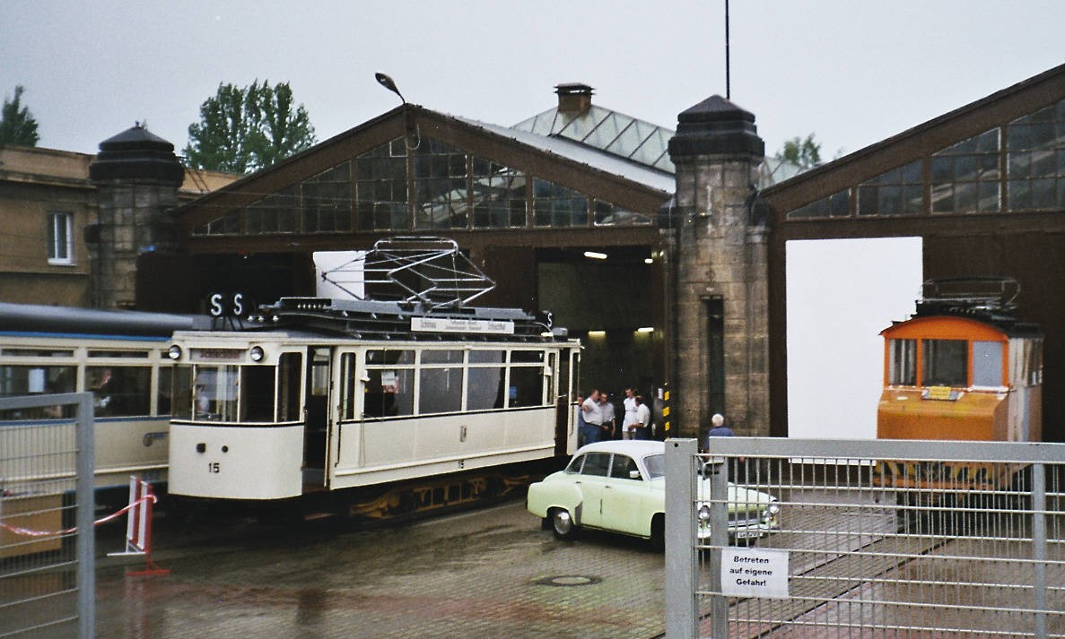 Straßenbahnmuseum Chemnitz im Betriebshof Kappel